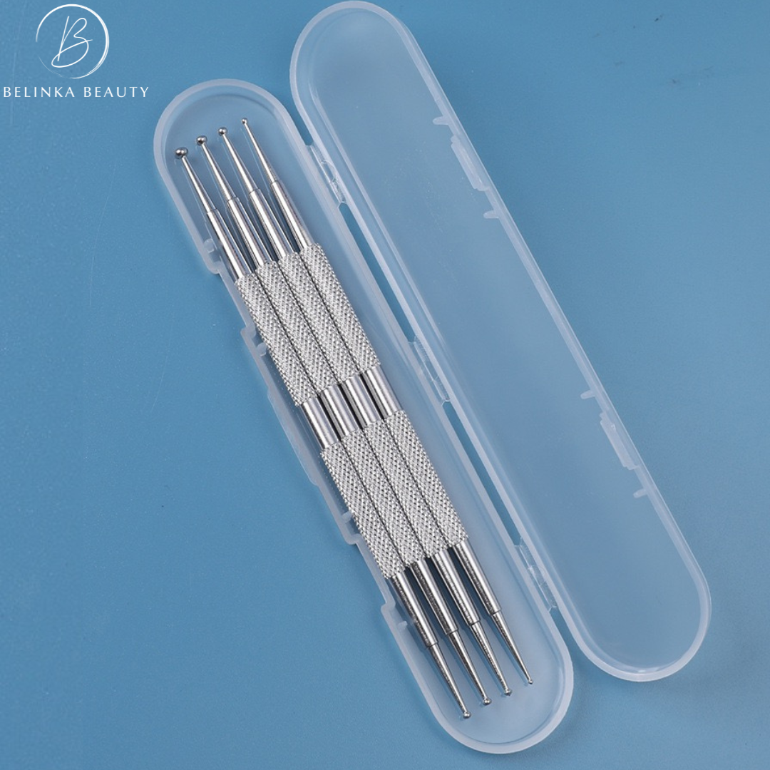 Profesionální sada zdobících kuliček na nehty