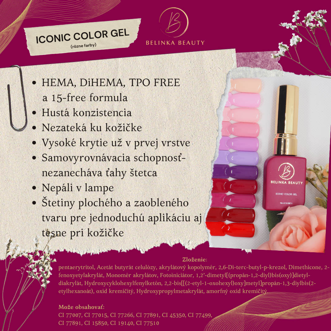 Iconic Color Gel - Magenta Baby (10)